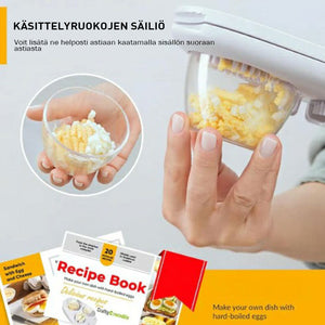 3-in-1 monitoiminen munaleikkuri