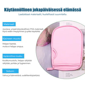 Erittäin hellävarainen kuoriva kylpykäsine (Osta 1, saat 1 ilmaiseksi)