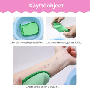 Erittäin hellävarainen kuoriva kylpykäsine (Osta 1, saat 1 ilmaiseksi)