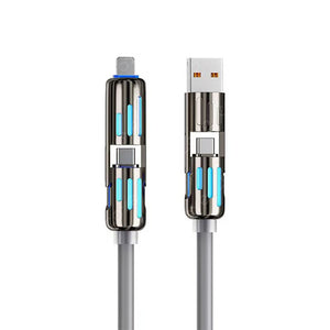 🔥4 in 1 USB-latauskaapeli MAX 240W pikalataus🔥