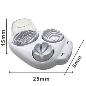 3-in-1 monitoiminen munaleikkuri