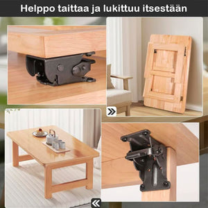 Pöydän rungon itselukittuva sarana