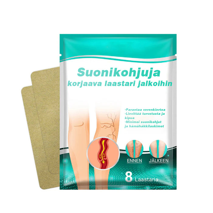 Paikalliset laastarit kohonneille suonille