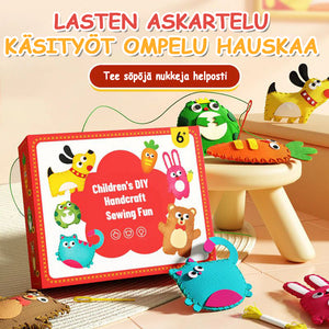 Hauskoja tee-se-itse käsin ompeleita lapsille