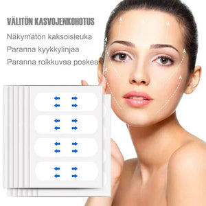 Näkymätön teippi kasvojenkohotukseen