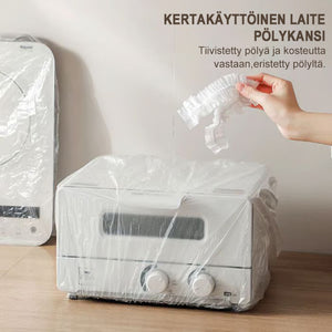 Paksutettu pölysuoja keittiötarvikkeille