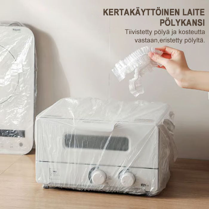 Paksutettu pölysuoja keittiötarvikkeille