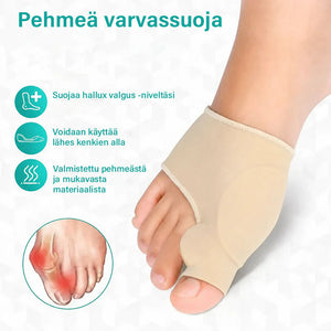 Suojaava varpaankorjain - pehmeä ja mukava * 1 pari (vasen jalka + oikea jalka)