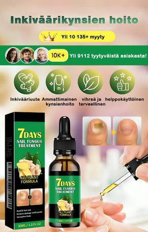 Inkiväärikynsienhoitoliuos