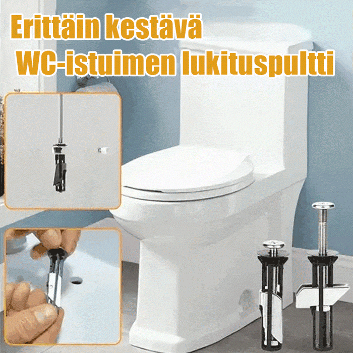 Raskaan käytön WC-istuimen kiinnityspulttisarja