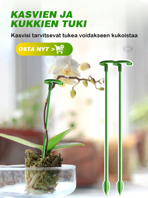 Kiipeilykasvin kiinteä tuki estää makaamisen