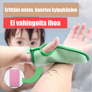 Erittäin hellävarainen kuoriva kylpykäsine (Osta 1, saat 1 ilmaiseksi)