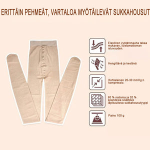 Rikkoutumattomat sukkahousut muotoilevat vartaloa