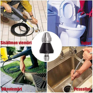 Korkeapainevesiputken suutin