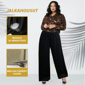 Ice Silk Wide Leg Naisten housut