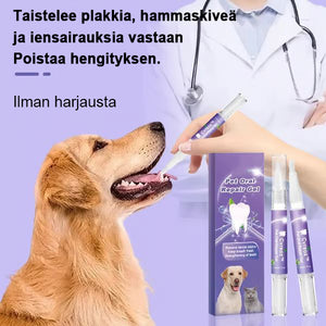 Lemmikkieläinten hampaiden puhdistuskynä (osta 1, saat 1 ilmaiseksi)
