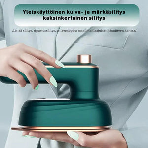 Kannettava kädessä pidettävä vaateminisilitysrauta