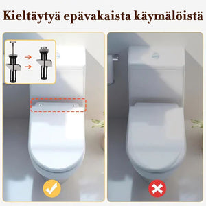 Raskaan käytön WC-istuimen kiinnityspulttisarja