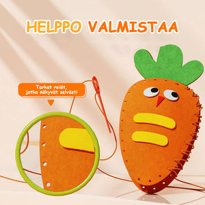 Hauskoja tee-se-itse käsin ompeleita lapsille
