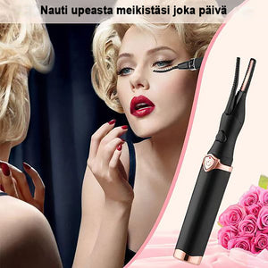 Sähköinen ripsien taivutin, välittömästi kiehtova ✨ Räpyttele ja häikäise! 👁️