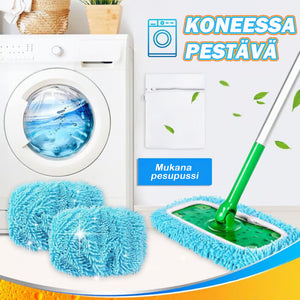 Uudelleenkäytettävä moppityyny