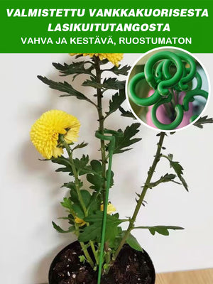Kiipeilykasvin kiinteä tuki estää makaamisen
