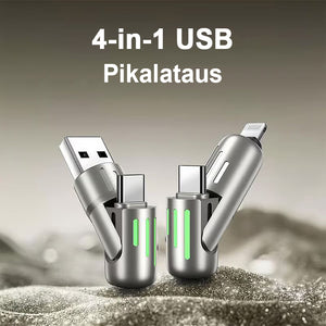 🔥4 in 1 USB-latauskaapeli MAX 240W pikalataus🔥