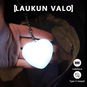 Kannettava kosketusherkkä valaistu avaimenperä
