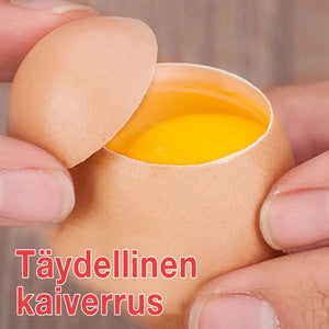 Luova munankuoren erotin