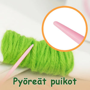 DIY brodeerattu nukkesetti