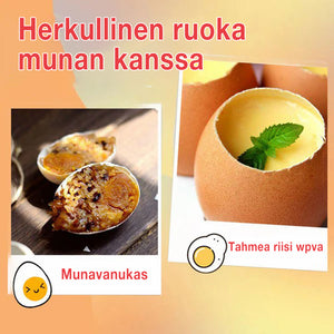 Luova munankuoren erotin
