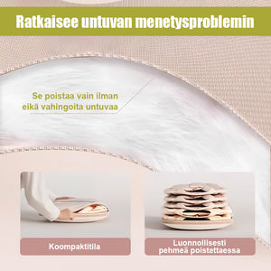 👕Tilaa säästävä roikkuva tasku, jossa on itsestään pakkautuva vetoketju