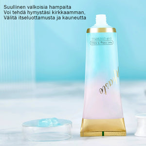 Värillinen valkaiseva hammastahna