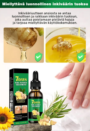 Inkiväärikynsienhoitoliuos