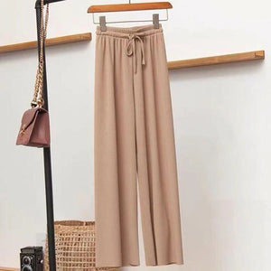 Ice Silk Wide Leg Naisten housut