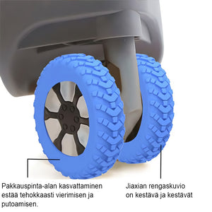 Matkatavaroiden pyörien suojat