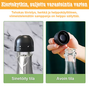 Viinipullon tyhjiötulppa