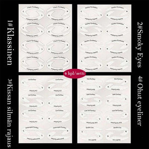 Nopea Eyeliner Eyeshadow Stencil työkalu