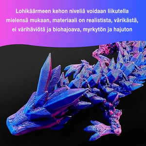 3D-tulostettu myyttinen lohikäärme - Rajoitettu erä