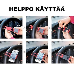 Ohjauspyörän kännykän pidike