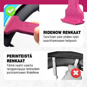 2 in 1 polkupyörän rengasvipu