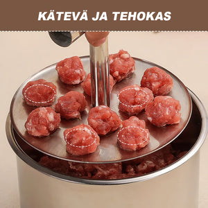 🎁 Ruostumattomasta teräksestä valmistettu lihapullumuotti keittiöön