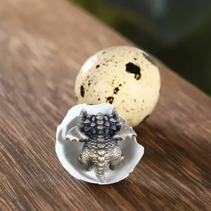 🐲🎁Söpö hopeinen lohikäärmerannekoru
