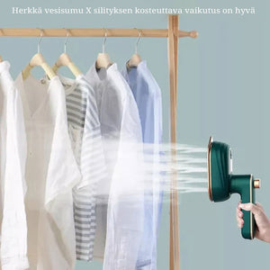 Kannettava kädessä pidettävä vaateminisilitysrauta