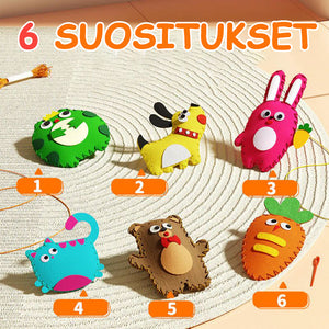 Hauskoja tee-se-itse käsin ompeleita lapsille