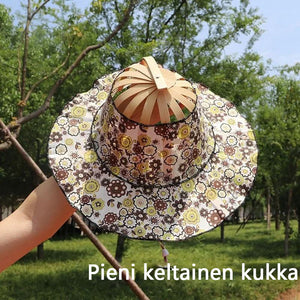 Taitettava viuhkamainen ulkohattu