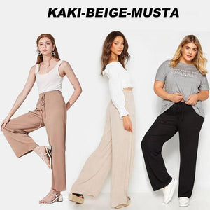 Ice Silk Wide Leg Naisten housut