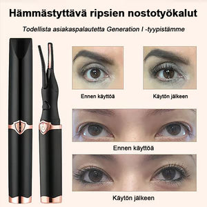 Sähköinen ripsien taivutin, välittömästi kiehtova ✨ Räpyttele ja häikäise! 👁️