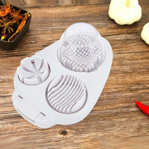 3-in-1 monitoiminen munaleikkuri