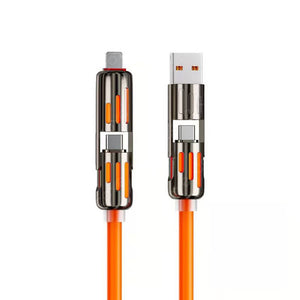 🔥4 in 1 USB-latauskaapeli MAX 240W pikalataus🔥